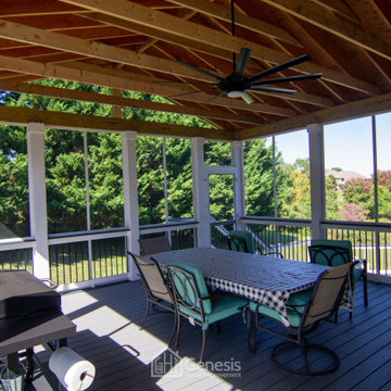 Screened in Porch and Trex Deck