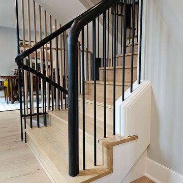 Project #115 | Staircase with Continuous Rail System Without Newels