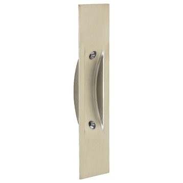 106-FP-WCMS Sliding Door/Window Flush Pull, Satin Stainless Steel