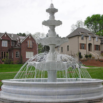 Four Tiered Marble Fountain