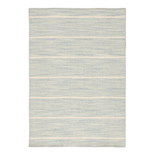 Unique Loom Layer Braided Chindi Rug Multi/Blue 2' 7 x 8' Runner