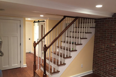Inspiration for an eclectic staircase remodel in Other