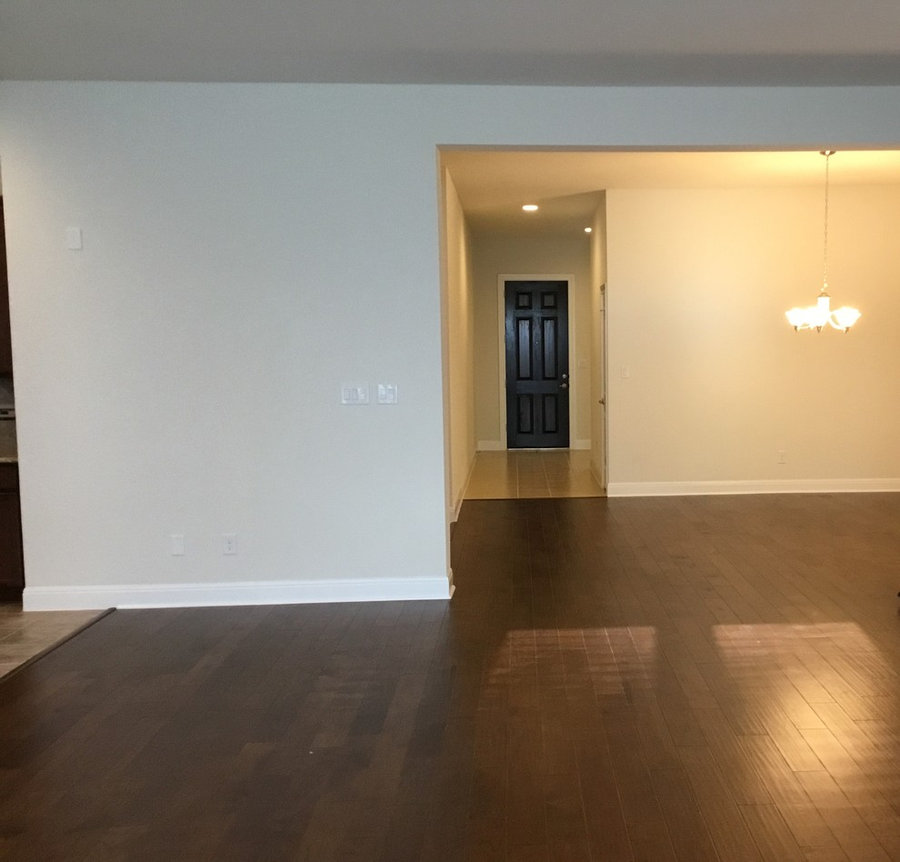 5" wood installation