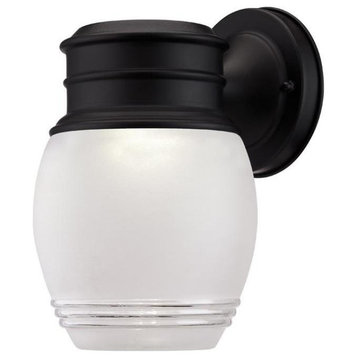 Black Barclay 1 Light Outdoor LED Wall Sconce