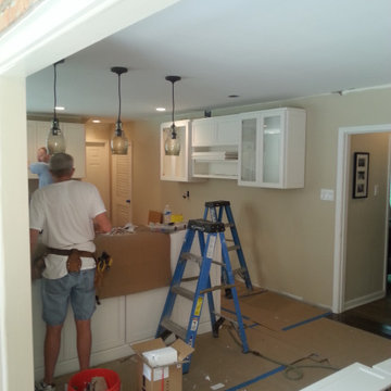 Stacy M Custom Kitchen Flooring + Bump out