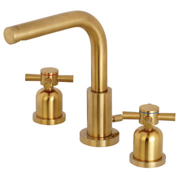 Fauceture FSC8953DX 8 in. Widespread Bathroom Faucet, Brushed Brass