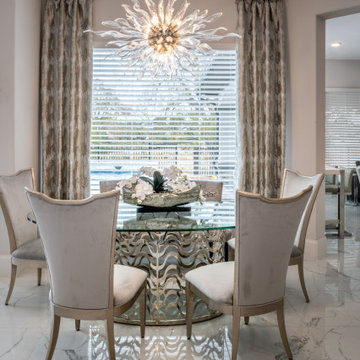 Transitional Riverstone Home with Asian Influence