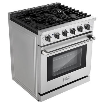 30" 4.5 cu. ft. Slide-in Single Oven Gas Range With 5 Burners
