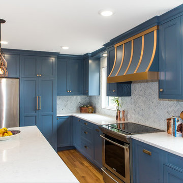 Robins Egg & Copper Kitchen