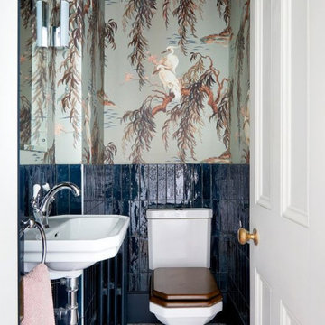 Wallpaper installation Bathroom in Roswell