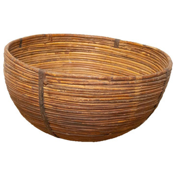 Tall Antique Rounded Basket-Durgapur