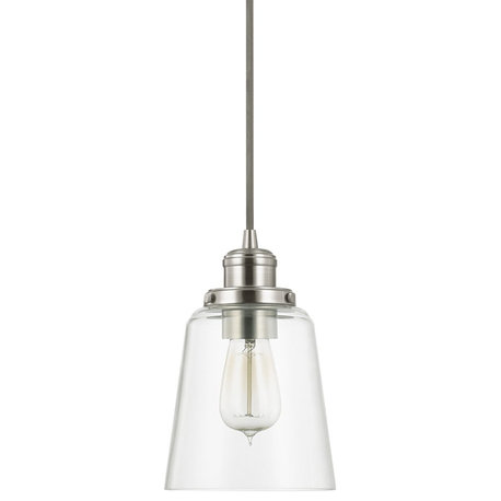 Capital Lighting Pendants 1-LT Mini-Pendant 3718BN-135 - Brushed Nickel