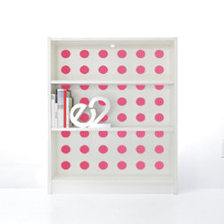 PANYL Hot Pink Dots for IKEA BILLY - Home Decor