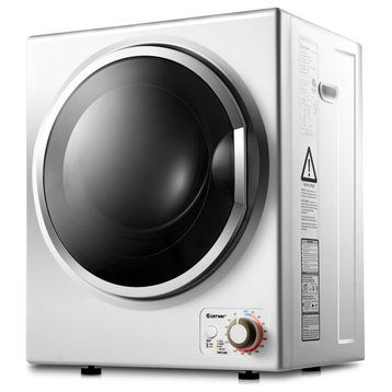 Costway Electric Tumble Cloth Dryer Stainless Steel Wall Mounted 1.5 cu .ft.