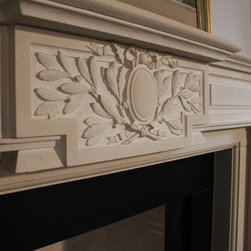 Cast limestone mantel 01 - Fireplace Accessories