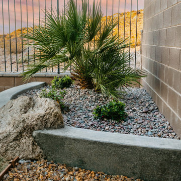 Water + Fire Feature Garden