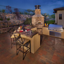 Backyard Fireplace