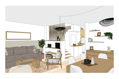 Victor. Rénovation partielle d'un duplex