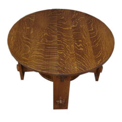 Mission Coffee Table with Wedged Tenons - Coffee Tables