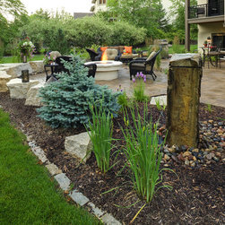 Fire and Water Compete - Outdoor Fountains And Ponds