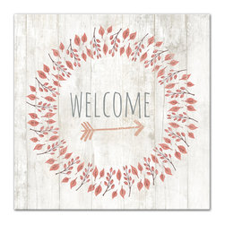 DDCG - Autumn Welcome Canvas Wall Art, 20"x1.25"x20" - Prints And Posters