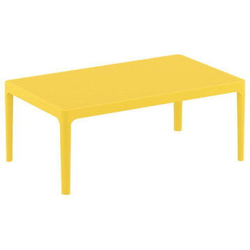 Compamia 39" Sky Lounge Table, Yellow