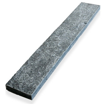 Miseno MT-S1 Strip Cladding - 2" x 12" Rectangle Floor and Wall - Silver