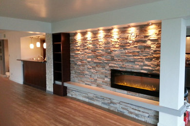 Thompson Condo -Great Room Fireplace Wall