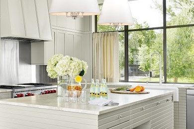 Example of a trendy kitchen design in Other