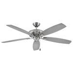 Hinkley - Hinkley 904160FBN-NIA Highland - 60 Inch 5 Blade Ceiling Fan - Highland was designed with versatility in mind. ItHighland 60 Inch 5 B Brushed Nickel Mahog *UL Approved: YES Energy Star Qualified: n/a ADA Certified: n/a  *Number of Lights:   *Bulb Included:No *Bulb Type:No *Finish Type:Brushed Nickel