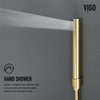 VIGO Gardenia Shower Massage Panel, Matte Gold