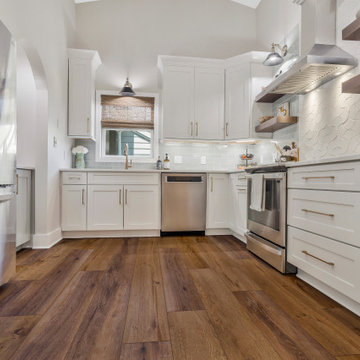 Coastal Transitional Kitchen Remodel Solomons, MD