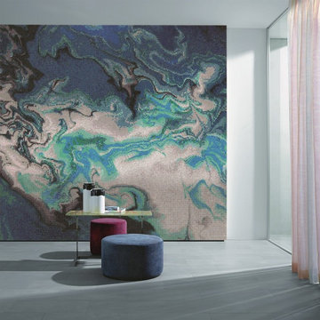 Mighty Blue Ocean | Glass Mosaic | PIXL Mist Collection