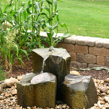 Pondless water feature