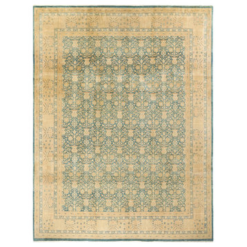 Mogul, One-of-a-Kind Hand-Knotted Area Rug Green, 9'1"x11'10"