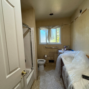 Home Remodel/ One Bath/paint/popcorn removal/LED Can lights/baseboards/Flooring