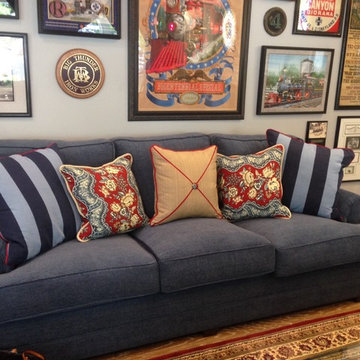 Chenille custom sofa