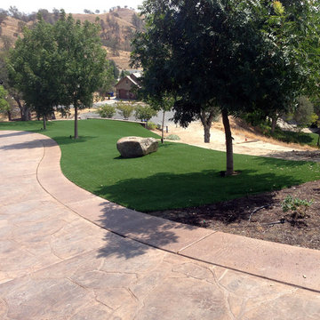 Artificial grass installation in Northern California 11