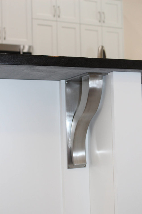 Stainless Steel Bar Brackets Modern Shelf Bracket Granite Top Suppor
