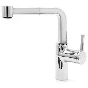 Kwc Pull Out Kitchen Faucet Splendure Stainless Steel 8 69 X1 94
