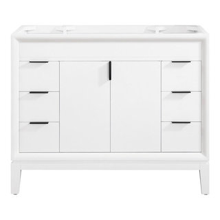 Avanity Emma 42" Vanity Only, Dove Gray - Transitional - Bathroom ...
