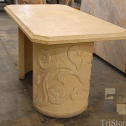 Limestone Table - Side Tables And End Tables