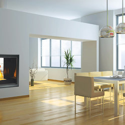 Napoleon HD81 See Thru Series 55'' x 49'' DV Gas Fireplace System - Indoor Fireplaces