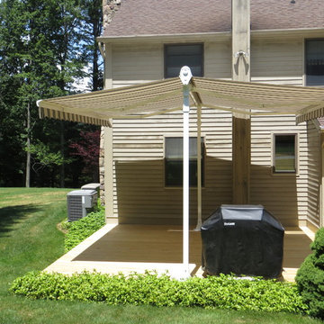 Double "Butterfly" Style Retractable Awning