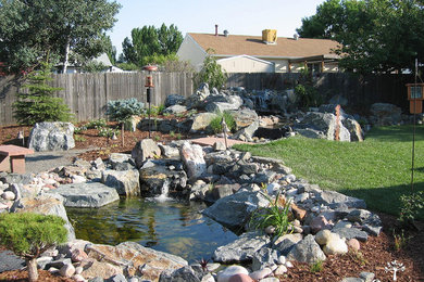 Inspiration for a contemporary patio remodel in Denver