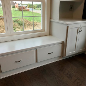 New Construction Kewanee IL MSI Quartz Koch & Dura Supreme Painted Cabinets