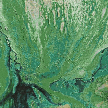 Jade Ocean Terrain | Glass Mosaic | PIXL Mist Collection