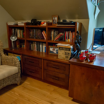 extensive renovation of a log house in Rural Smithers