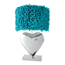 Hammered Heart Lamp - Products