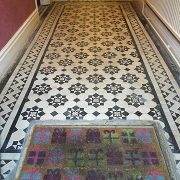 Victorian Tiled Hallway Deep Cleaned and Sealed in Newport